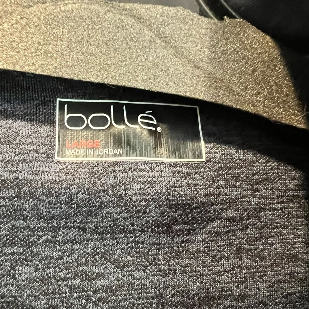 Bolle Men's Charcoal Zip-Up Sweater